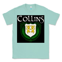 Seafoam collins family irish coat of arms Classic Tee - linhVisuals
