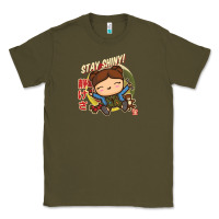 Army Green kaylee kawaii Classic Tee - linhVisuals