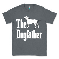 Charcoal Heather the dogfather Classic Tee - linhVisuals