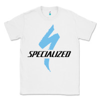 White Specialized Bikes Bicycle Classic Tee - linhVisuals