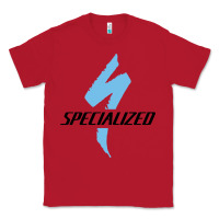 Red Specialized Bikes Bicycle Classic Tee - linhVisuals