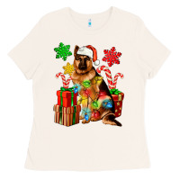 Bone christmas german shepherd Ladies Tee - Artiststas