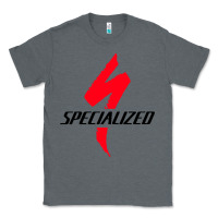 Charcoal Heather Specialized Bikes Bicycle Classic Tee - linhVisuals