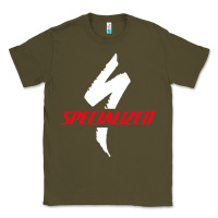 Army Green Specialized Bikes Bicycle Classic Tee - linhVisuals