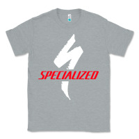 Heather Grey Specialized Bikes Bicycle Classic Tee - linhVisuals