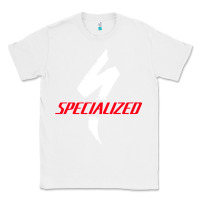 White Specialized Bikes Bicycle Classic Tee - linhVisuals