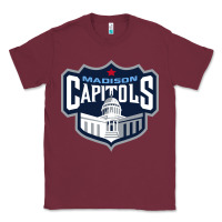 Burgundy madison capitols Classic Tee - linhVisuals