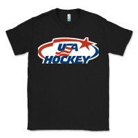 Black usa hockey Classic Tee - linhVisuals