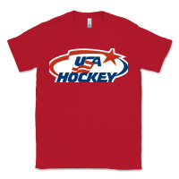 Red usa hockey Classic Tee - linhVisuals