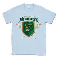 Dusty Blue sioux city musketeers Classic Tee - linhVisuals