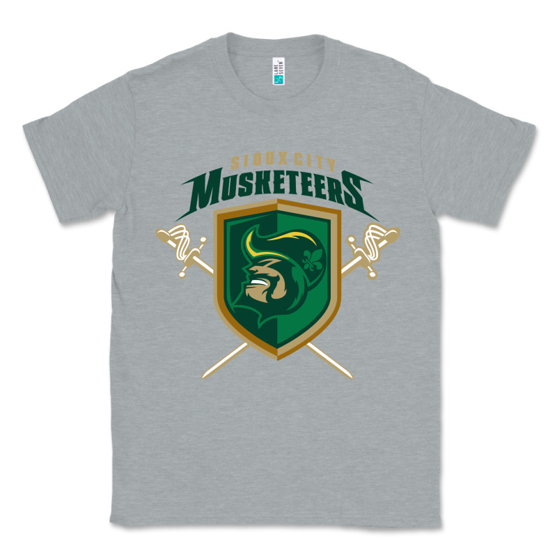 Sioux City Musketeers Classic Tee by linhVisuals | Teevron