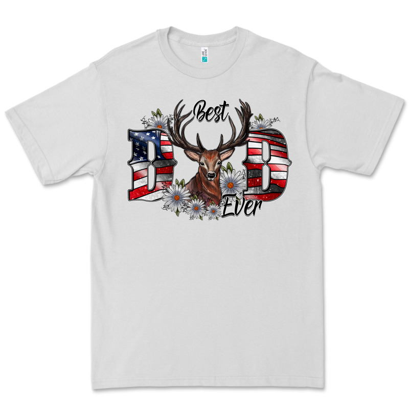 Best Dad Ever Premium Tee by CowhideDigitalArt | Teevron