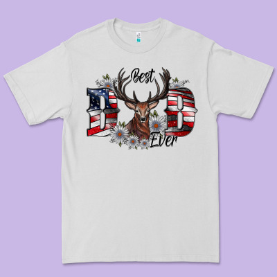Best Dad Ever Premium Tee Designed By Cowhidedigitalart