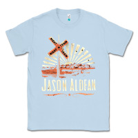 Dusty Blue Jason Aldean Classic Tee - linhVisuals