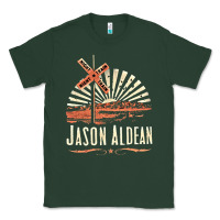 Sports Green Jason Aldean Classic Tee - linhVisuals