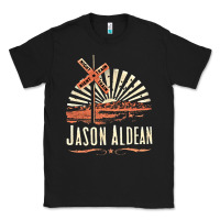 Black Jason Aldean Classic Tee - linhVisuals