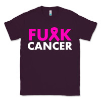 Plum fck cancer Classic Tee - linhVisuals
