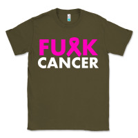 Army Green fck cancer Classic Tee - linhVisuals