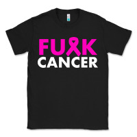 Black fck cancer Classic Tee - linhVisuals