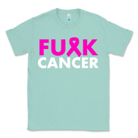 Seafoam fck cancer Classic Tee - linhVisuals