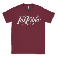Burgundy inktober t shirt Classic Tee - linhVisuals