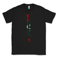 Black Maldives Map Flag Drawing Line Art Classic Tee - linhVisuals