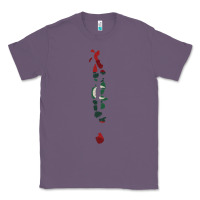 Lavender Maldives Map Flag Drawing Line Art Classic Tee - linhVisuals