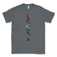 Charcoal Heather Maldives Map Flag Drawing Line Art Classic Tee - linhVisuals