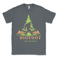 Charcoal Heather bigfoot t  shirt bigfoot take me away t  shirt Classic Tee - linhVisuals