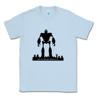 Dusty Blue iron giant Classic Tee - linhVisuals