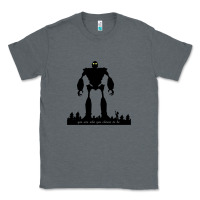 Charcoal Heather iron giant Classic Tee - linhVisuals