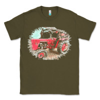 Army Green tractor t  shirt tractor t  shirt Classic Tee - linhVisuals