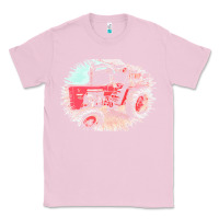 Bubblegum Pink tractor t  shirt tractor t  shirt Classic Tee - linhVisuals