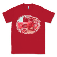 Red tractor t  shirt tractor t  shirt Classic Tee - linhVisuals