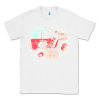 White tractor t  shirt tractor t  shirt Classic Tee - linhVisuals