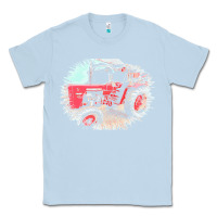 Dusty Blue tractor t  shirt tractor t  shirt Classic Tee - linhVisuals