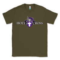 Army Green holy cross crusaders Classic Tee - linhVisuals