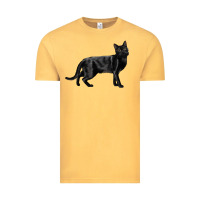 Vintage Mustard Bombay Cat Vintage Tee - LillyAllenDesigns