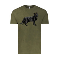 Vintage Olive Bombay Cat Vintage Tee - LillyAllenDesigns