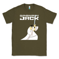 Army Green samurai jack Classic Tee - linhVisuals
