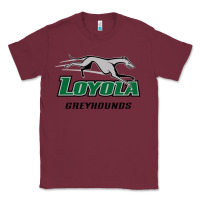 Burgundy loyola (md) greyhounds Classic Tee - linhVisuals