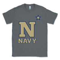 Charcoal Heather navy midshipmen Classic Tee - linhVisuals
