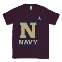 Plum navy midshipmen Classic Tee - linhVisuals