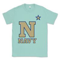 Seafoam navy midshipmen Classic Tee - linhVisuals