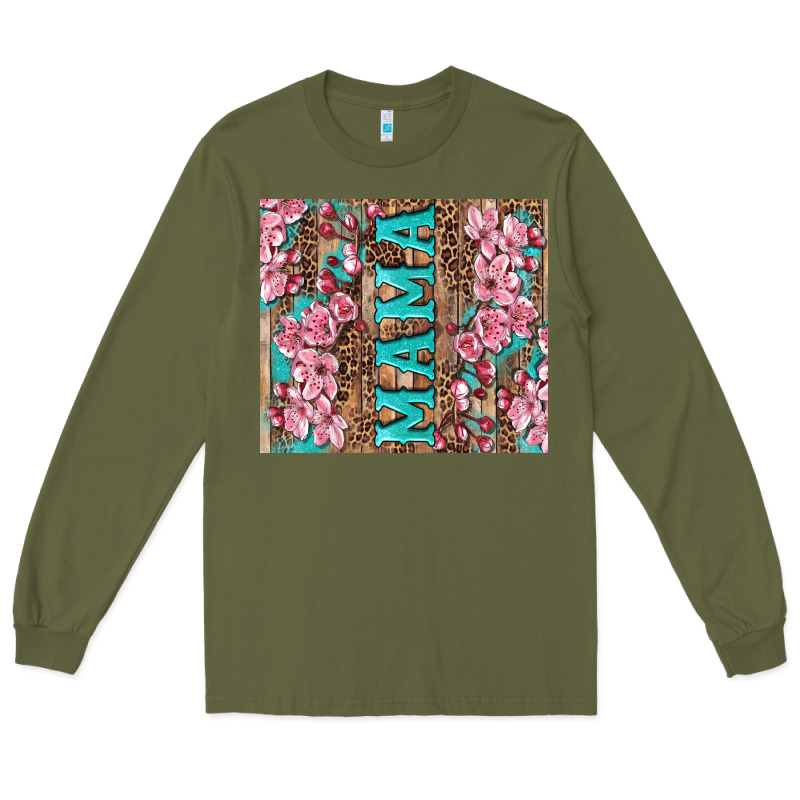 Cherry Blossoms Mama Tumbler Long Sleeve Tee by Artiststas | Teevron