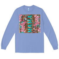 Colony Blue cherry blossoms mama tumbler Long Sleeve Tee - Artiststas