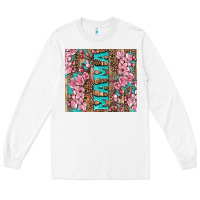 White cherry blossoms mama tumbler Long Sleeve Tee - Artiststas