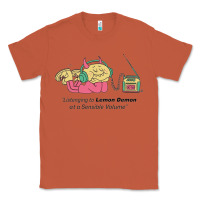 Copper listening to lemon demon Classic Tee - linhVisuals