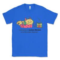 True Royal listening to lemon demon Classic Tee - linhVisuals