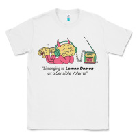 White listening to lemon demon Classic Tee - linhVisuals